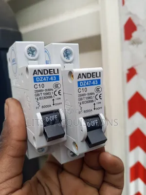 Andeli DZ47-63 C10 10A Single Pole MCB Circuit Breaker