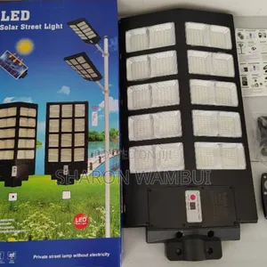 New 3000W Solar Streetlight With Pole/3000w Solar Streetlight