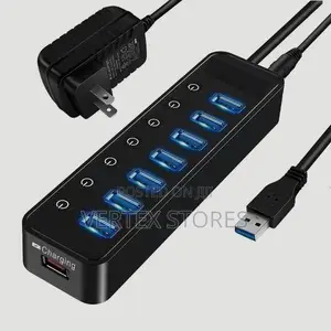 UGREEN CM420 7-in-1 Powered Switch USB 3.0 a Ports Adapter