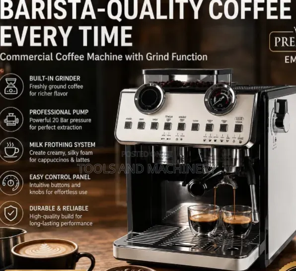 Commercial Coffee Maker Machine/Coffee Maker With Grinding Function