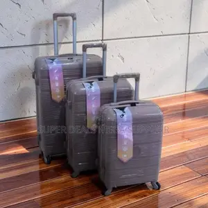 Sell-Off 3PC 3 in 1 Unbreakable Rubber Suitcase Briefcase Travel Bags