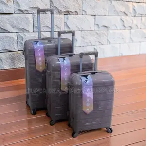 Sell-Off 3PC 3 in 1 Unbreakable Rubber Suitcase Briefcase Travel Bags