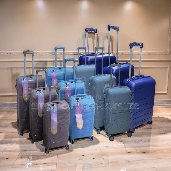 Hot Sale 3 in 1 Unbreakable Rubber Suitcase Briefcase Travel Bags