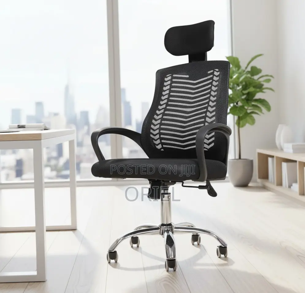 Modern High Back Office Chair : Mesh Back Office Chair