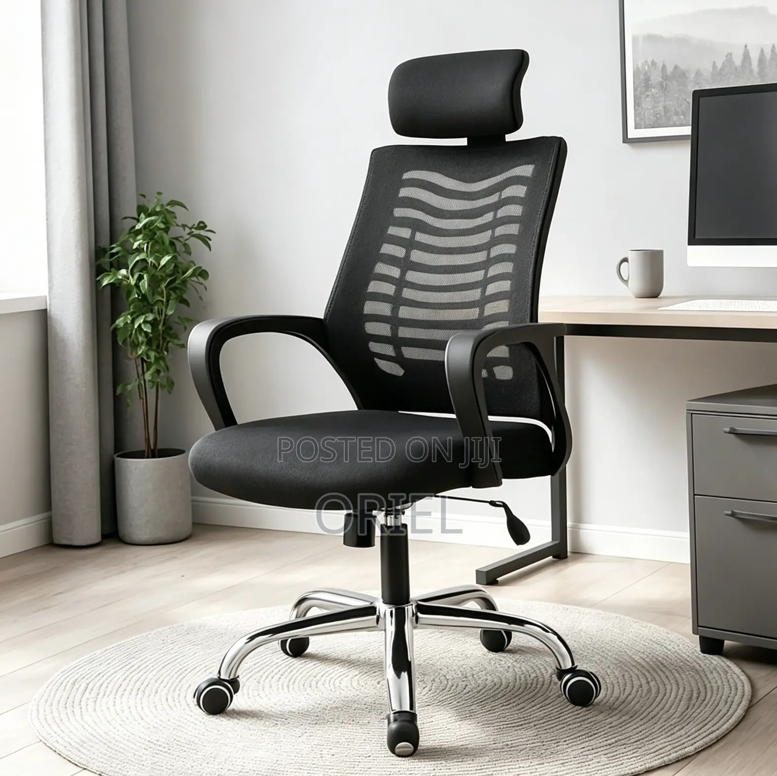Modern High Back Office Chair : Mesh Back Office Chair