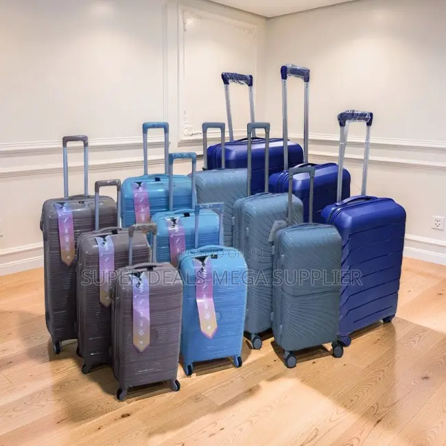 Hot Sale 3PC 3 in 1 Unbreakable Rubber Suitcase Briefcase Travel Bags