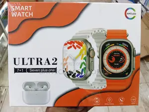 An Ultra 2 "7+1" Smartwatch Combo Box - Black