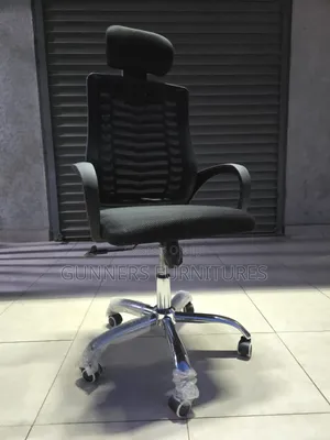 Brand New Imported Office Chair With Headrest