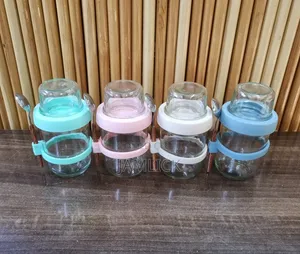 4pcs Glass Oat Jars Set — Av
