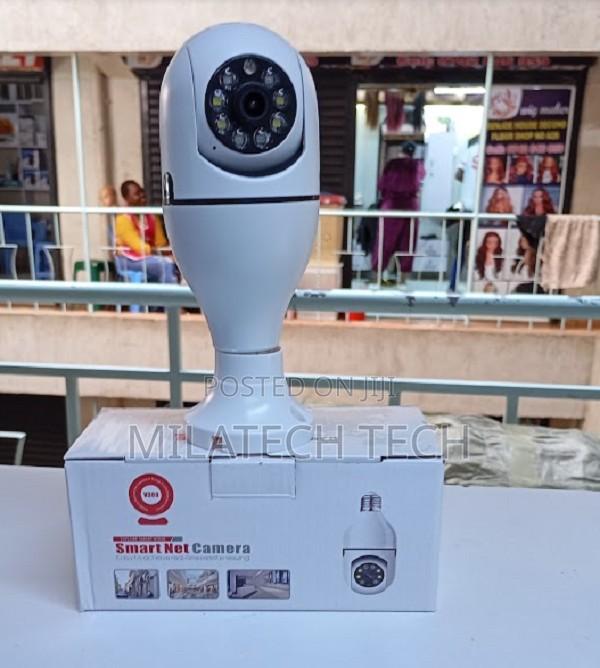 360° Single Lens Bulb CCTV Camera WiFi