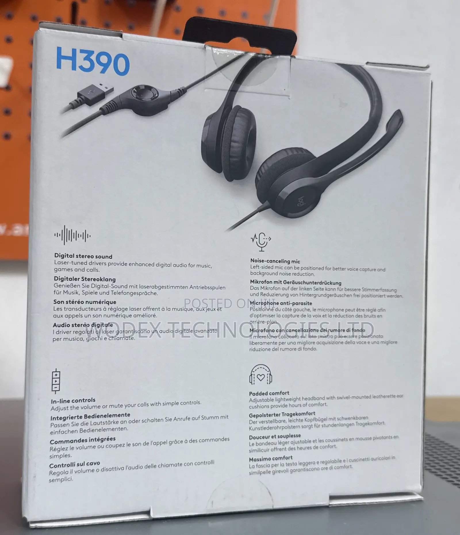 Logitech H390 USB Computer Headset