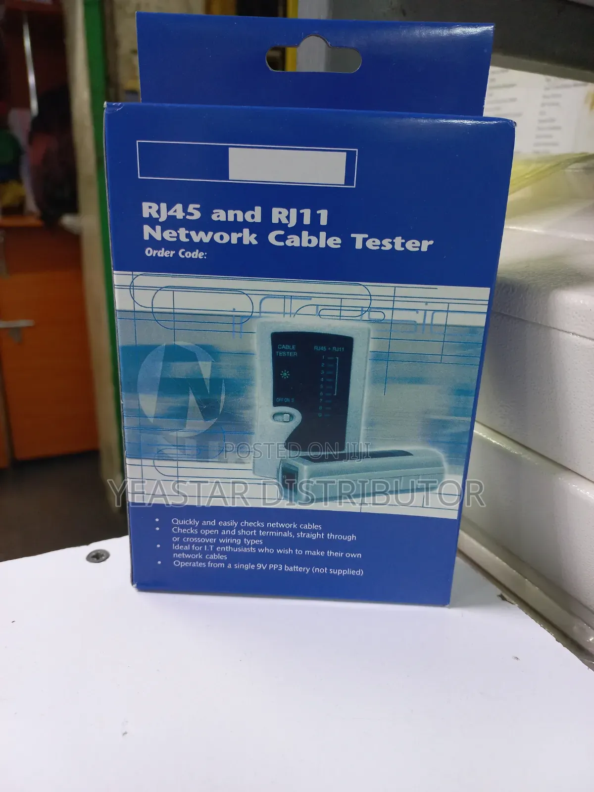 RJ45 & RJ11 Network Cable Tester