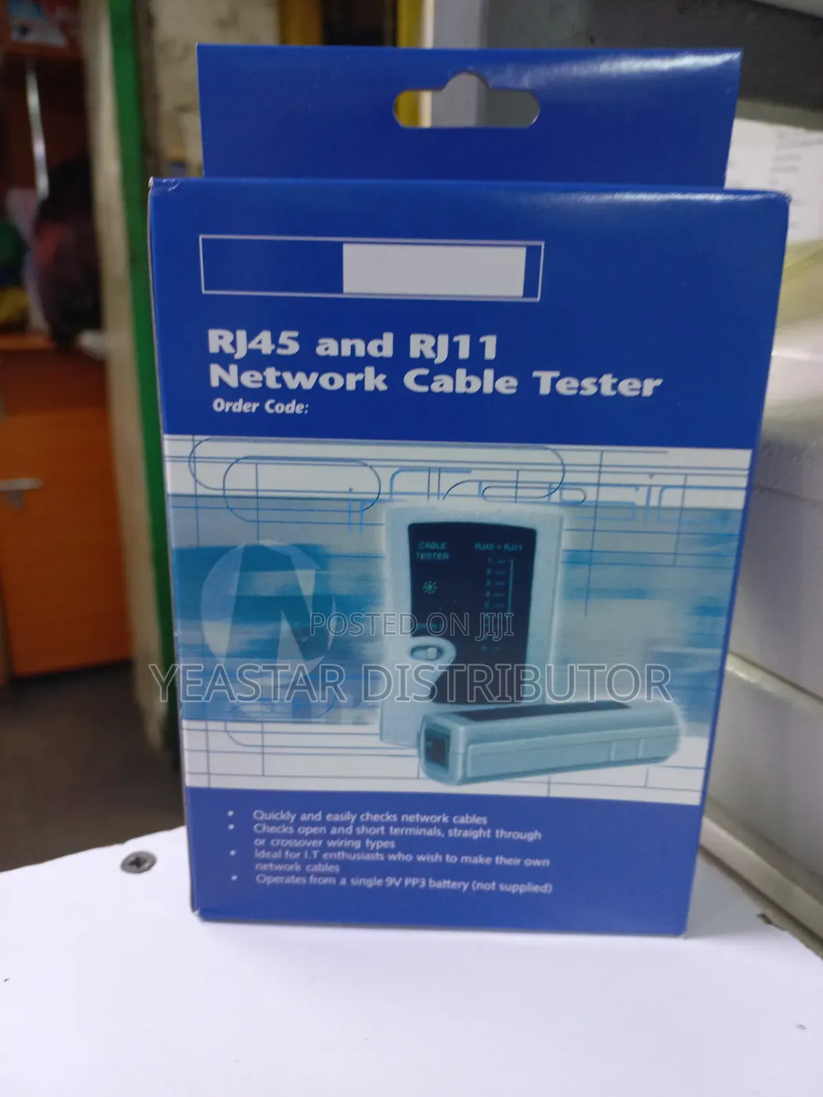 RJ45 & RJ11 Network Cable Tester