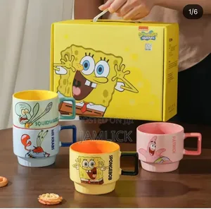 4pcs Spongebob Mugs —Av