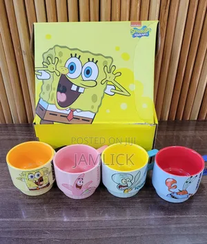 4pcs Spongebob Mugs —Av