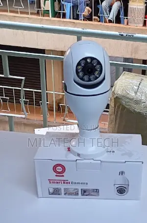 Smart WiFi Bulb PTZ Camera Single Lens