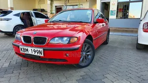 BMW 320i Sedan RWD 2004 Red