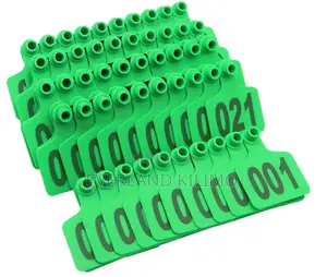 Laser Numbered Farm Data Medium Ear Tags