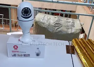 V380 WiFi Smart Bulb Camera 360° PTZ