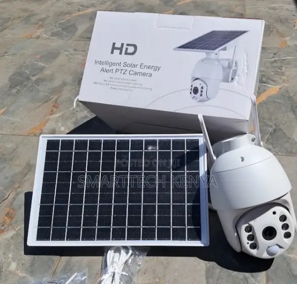 4G Simcard Inbuilt Battery PTZ Solar CCTV Camera UBOX