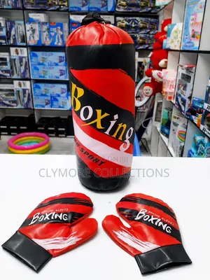 Children's Boxing Gear Set - Punching Bag & Padded Gloves for Fitness