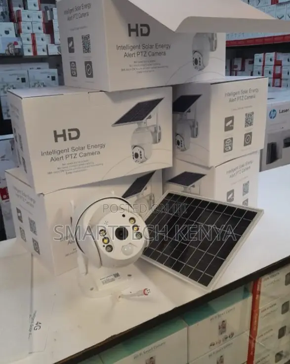 UBox 4G Solar Powered PTZ Security Camera 360° Outdoor CCTV