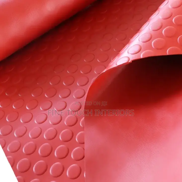 Red Rubber Flooring Coin Carpets