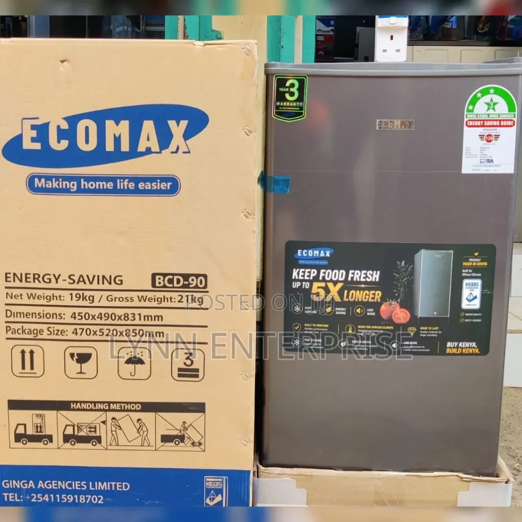 Ecomax 90 Litres Single Door Refrigerator With Free Fridge Guard
