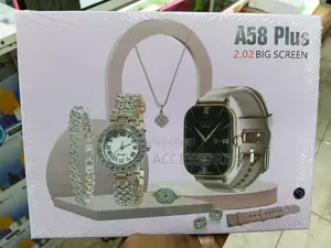 A58 Plus 6-in-1 Luxury Women's Smart Watch and Jewelry Gift Set
