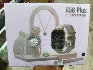 A58 Plus 6-in-1 Luxury Women's Smart Watch and Jewelry Gift Set