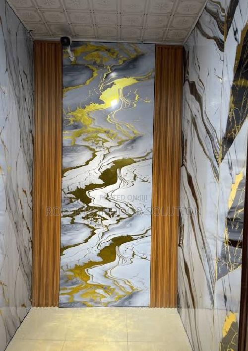 Dramatic Streak PVC Marble Sheet for Interior - main view