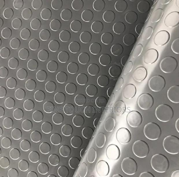 Grey Rubber Coin Flooring Carpets