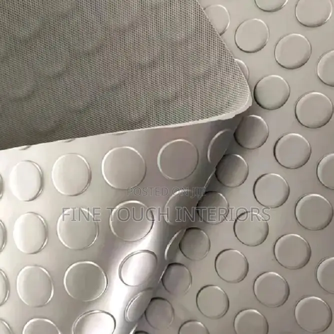 Grey Rubber Coin Flooring Carpets