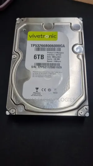 6TB Vivetronic Desktop Harddisk