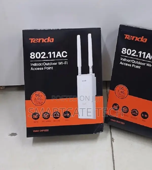Tenda OAP1200 Long-Range WiFi Access Point – Strong Signal