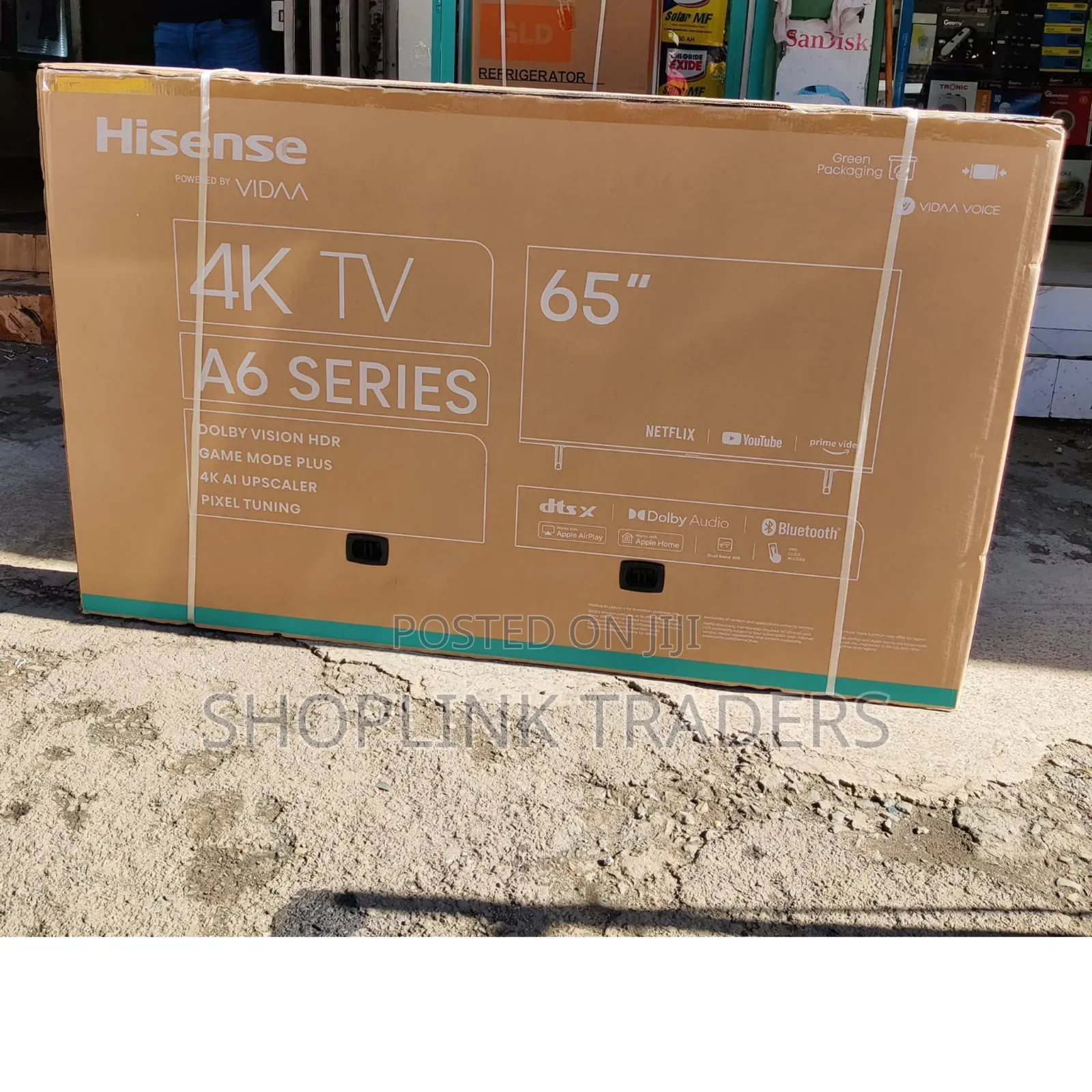 Hisense 65 Inches Uhd 4k Frameless TV 65a6 Series