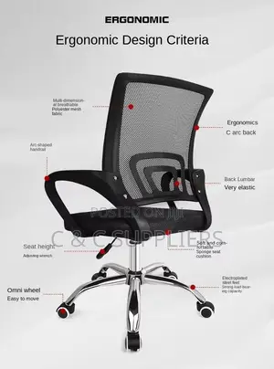 Swivel Home Office Mesh Work Chair.