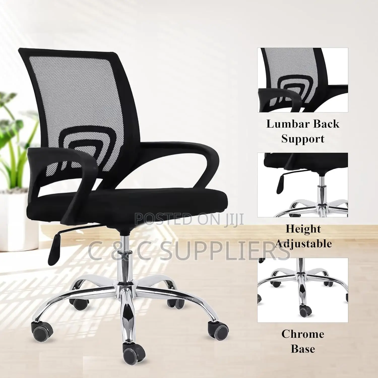 Swivel Home Office Mesh Work Chair.