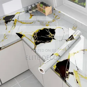 45cm × 5M Marble Pattern Self-Adhesive Vinyl Contact Paper