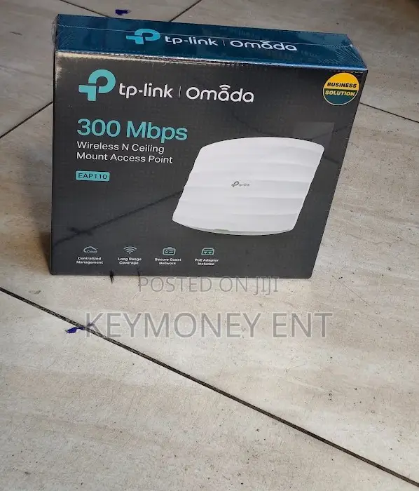 TP-Link EAP110 300Mbps Ceiling WiFi Access Point With PoE