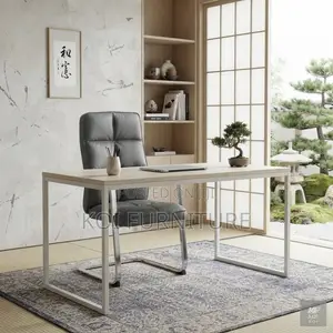 Office Chairs; Gray Executive Office Guest Leather Chair
