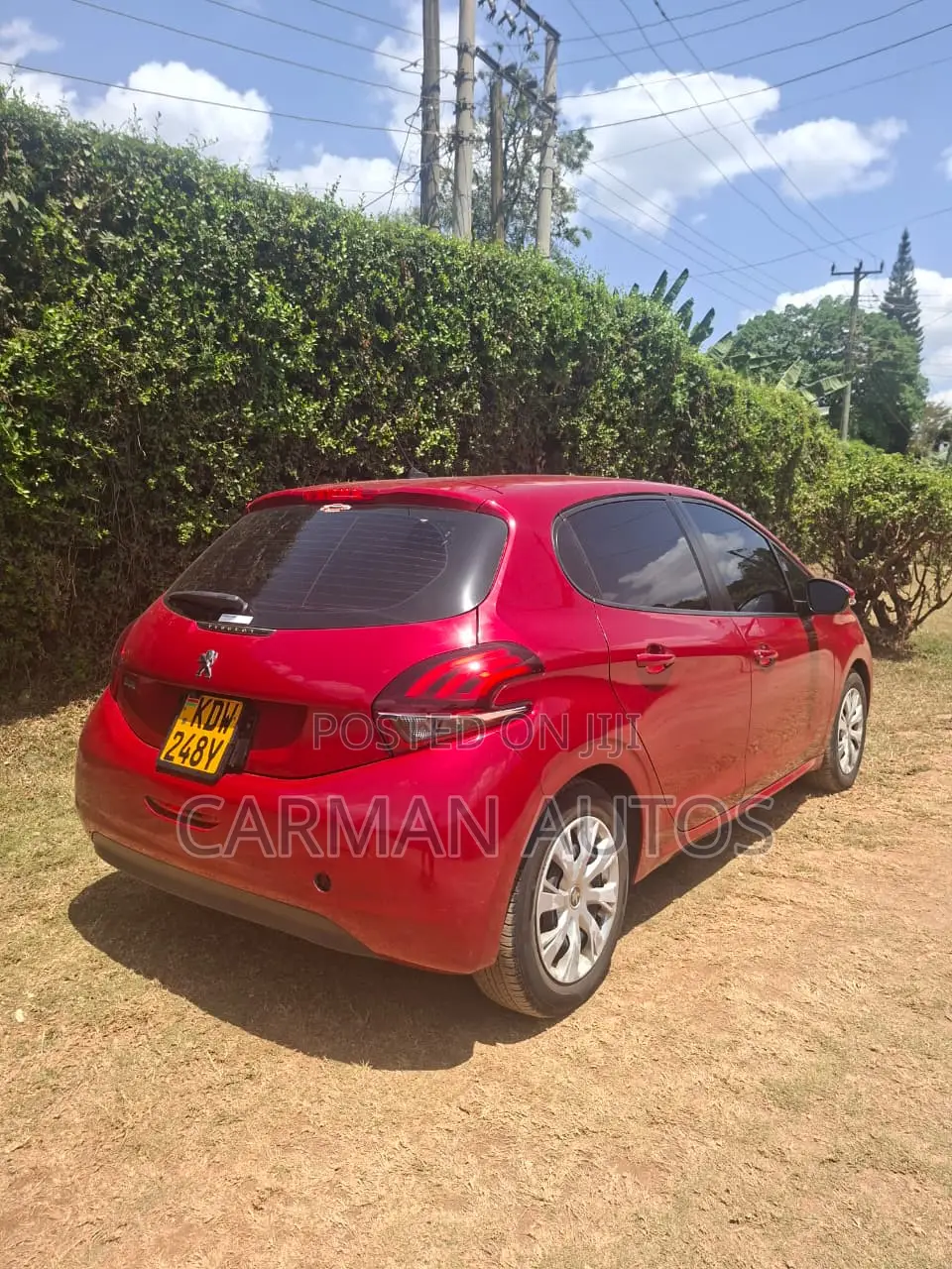 Peugeot 208 2018 Red