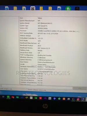 Laptop HP EliteBook 840 G3 8GB Intel Core i5 SSD 256GB