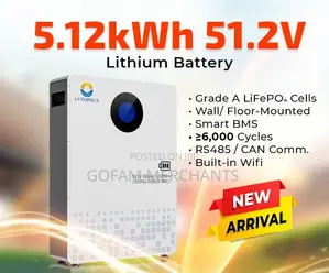 5.12KW Lithium-Ion Battery LVTS-512100-G3