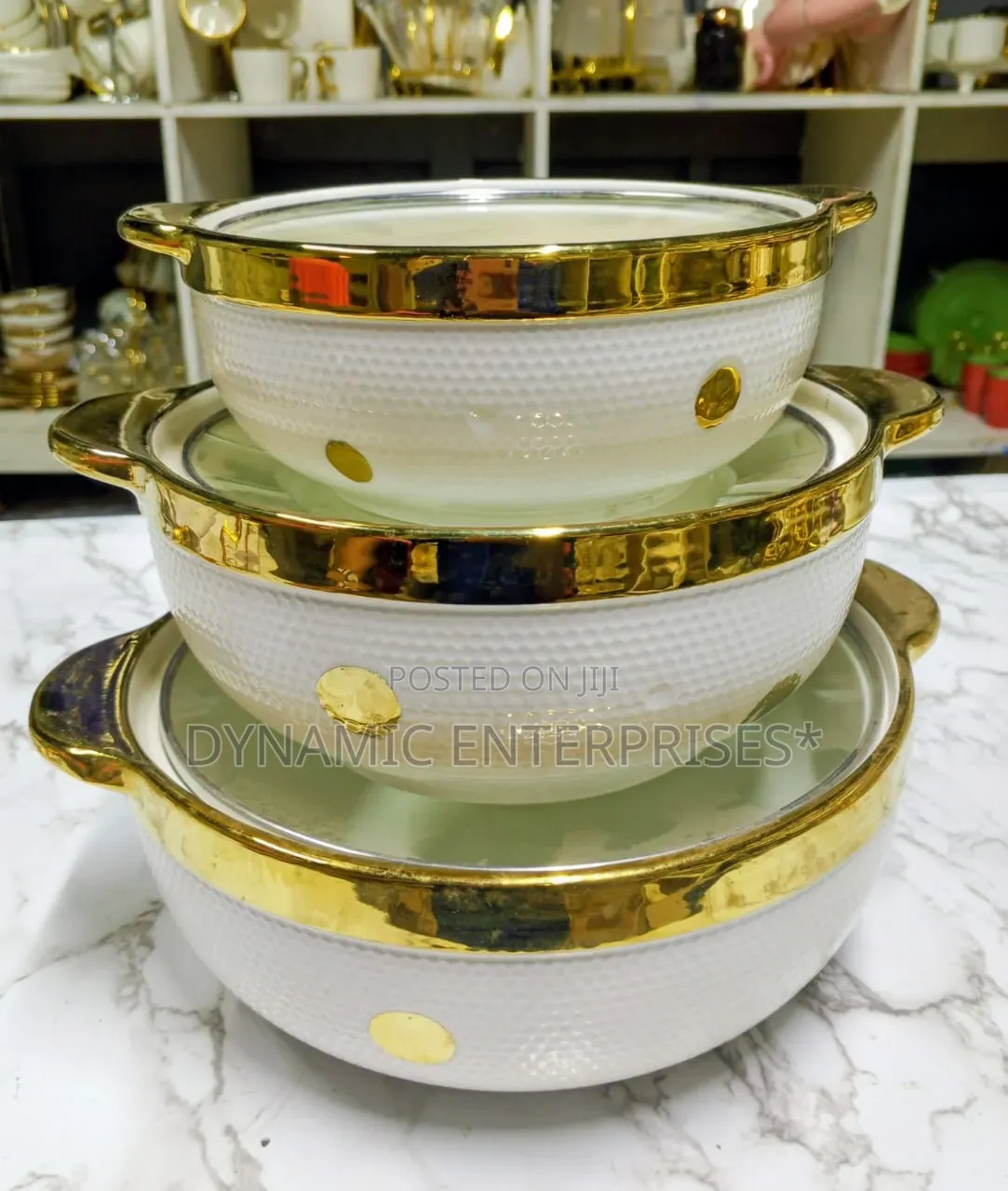 3 in 1 Ceramic Soup Pot 3L,2L,1L