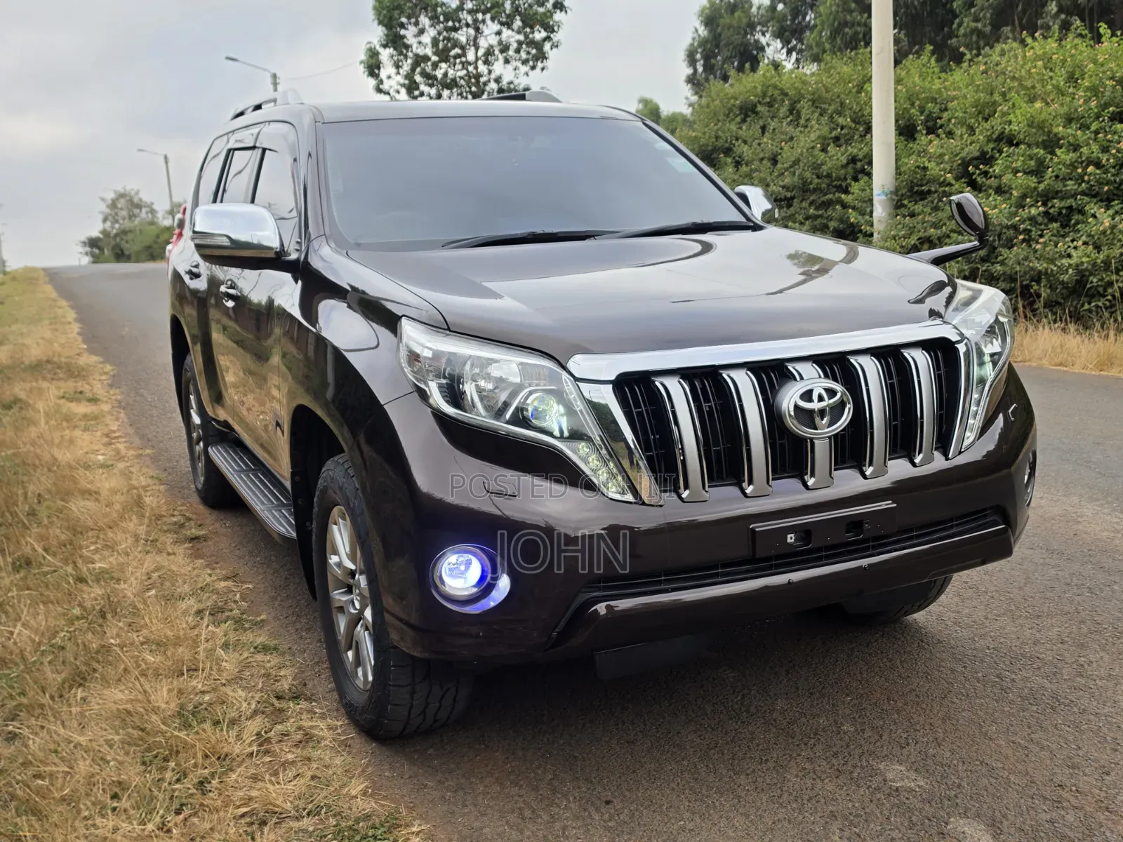 Toyota Land Cruiser Prado 2.8 2017 Burgundy