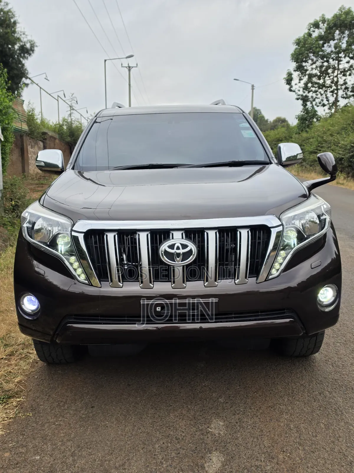 Toyota Land Cruiser Prado 2.8 2017 Burgundy