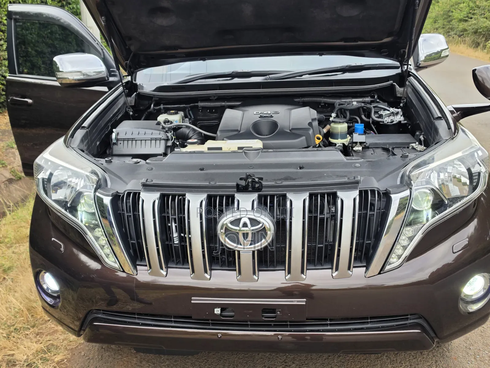 Toyota Land Cruiser Prado 2.8 2017 Burgundy