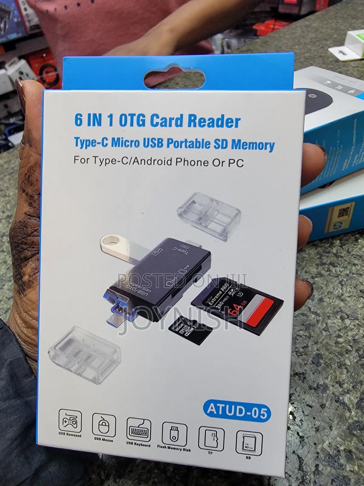 6in 1 Otg Card Reader