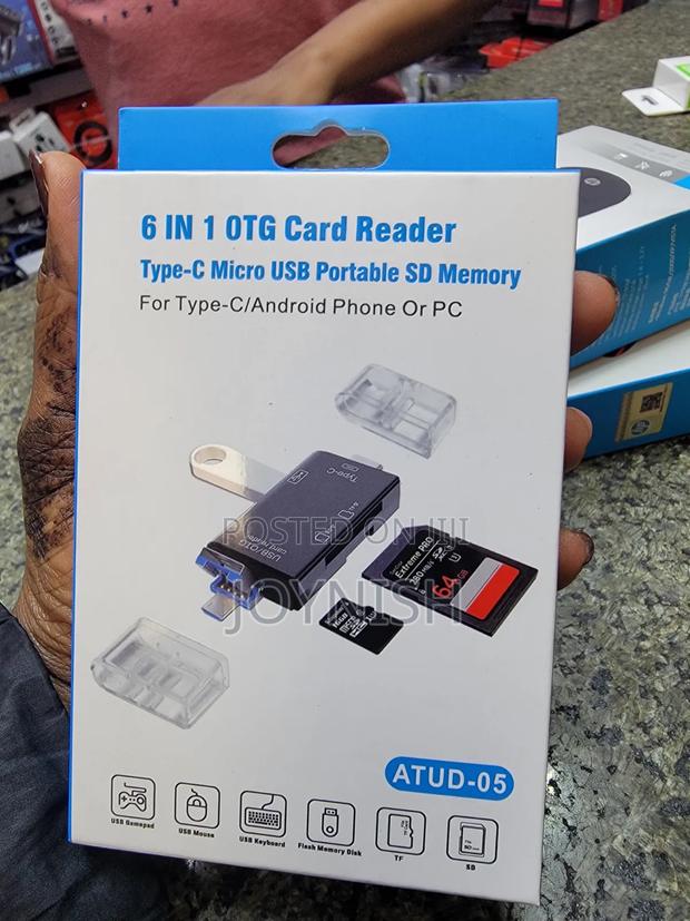 6in 1 Otg Card Reader